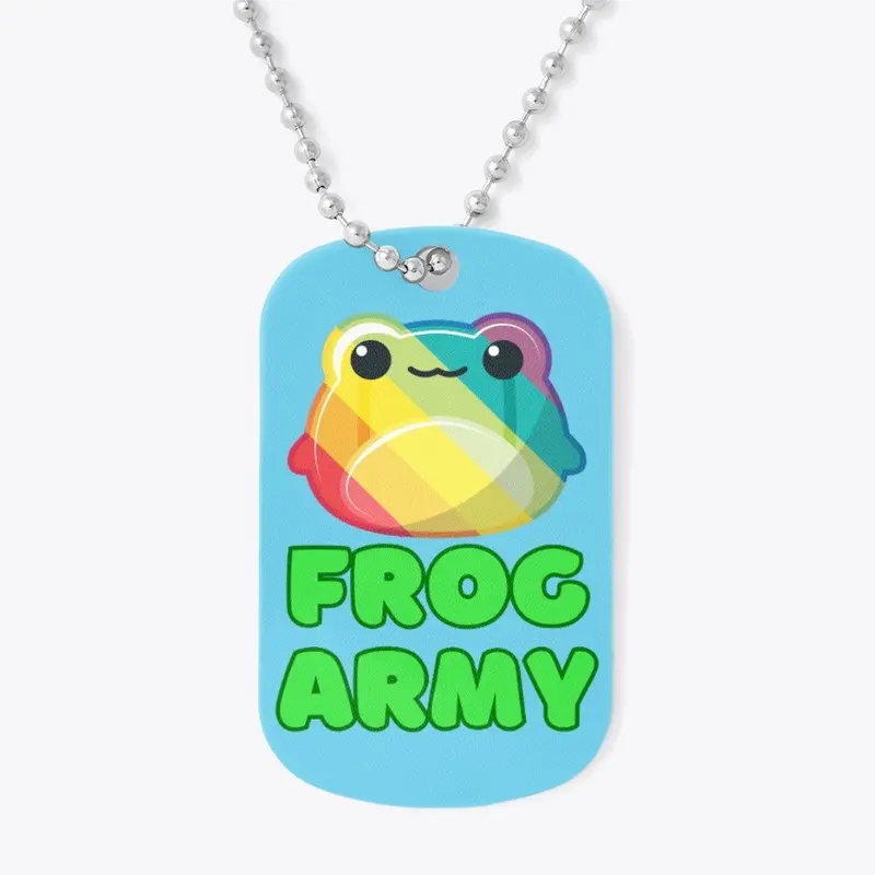 Official Frog Army Dog Tags