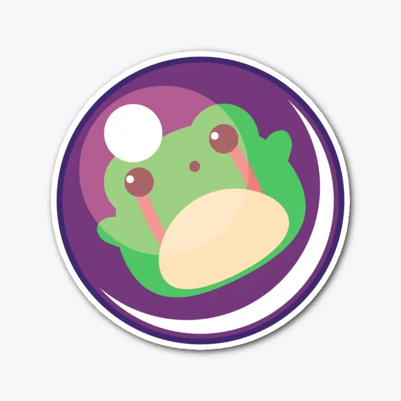 Frog Army Marble Sticker