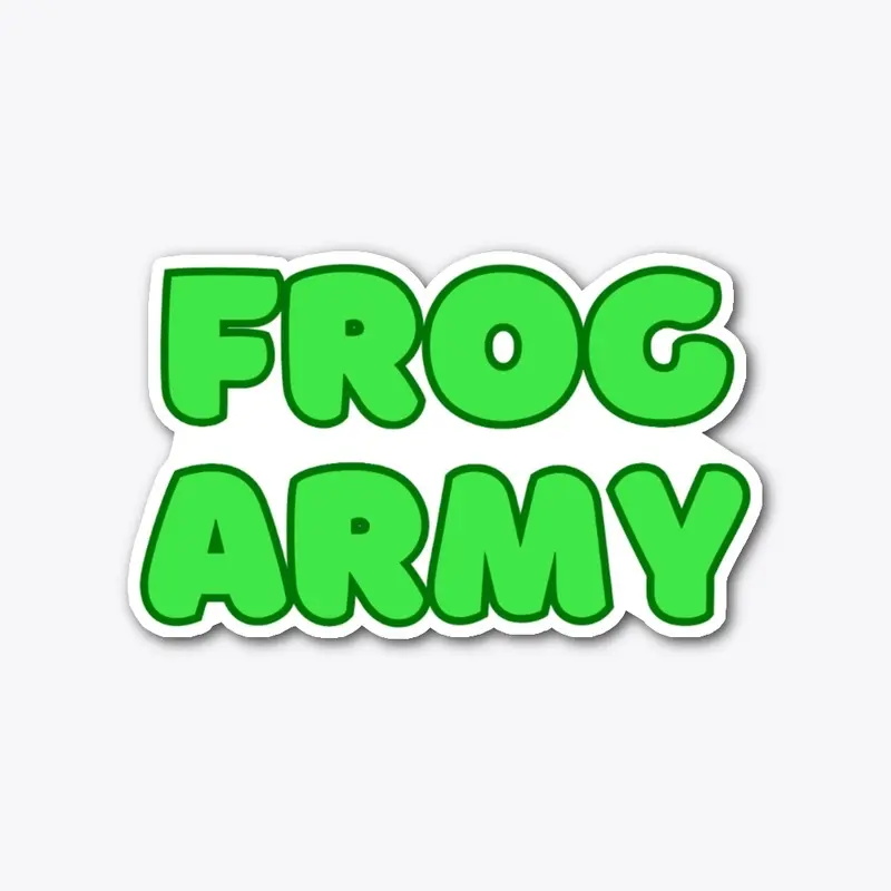 Frog Army Sticker